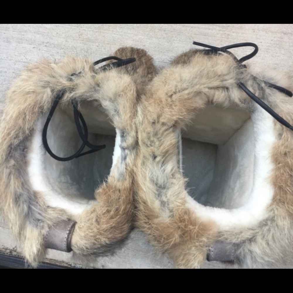 Ferragamo Rabbit Fur Moon Boot - Picture 3 of 3